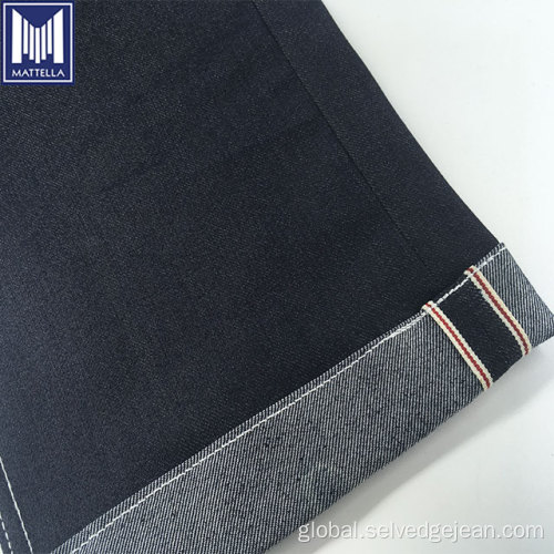 Selvedge Denim Jeans Men cotton polyester blend stretch selvedge denim fabric Factory